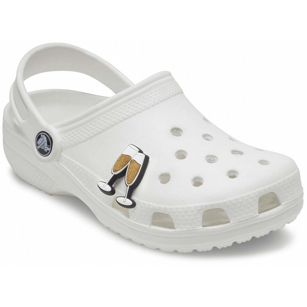 Multicolor Women's Crocs Champagne Cheers Jibbitz Charms | NZ 0411XYUF